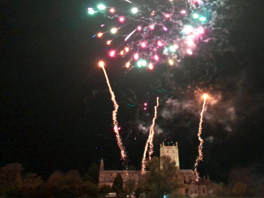 Fireworks near Cheltenham.
Photo taken at an event in Tewkesbury.